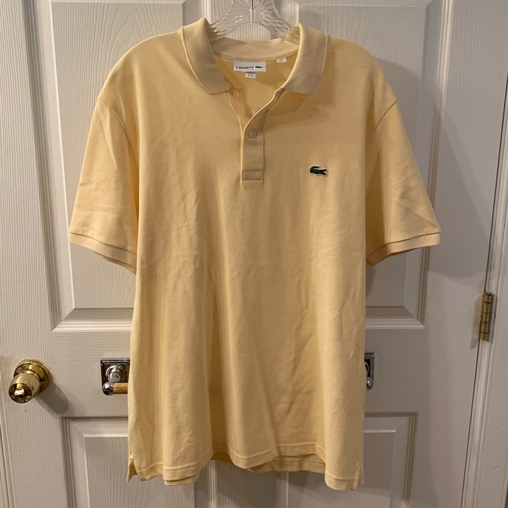 Men’s Lacoste Pique Polo shirt new NWT XXL summer